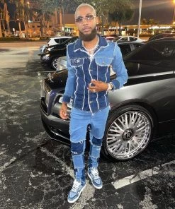 SHOP SO REAL Men Vintage Denim Sets