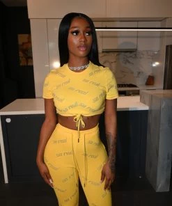 SHOP SO REAL Sets Women Solitaire Stones Pants