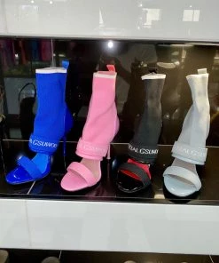 SHOP SO REAL Knitted Bootie Sandal