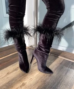 SHOP SO REAL Footwear Elle Woods Velour Boot