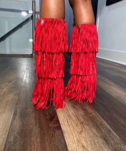 SHOP SO REAL Footwear Reverse Cowgirl Fringe Boots