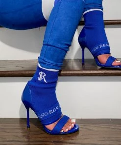 SHOP SO REAL Knitted Bootie Sandal