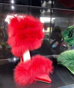 SHOP SO REAL Bloody Fox Wrapped Sandals Heels