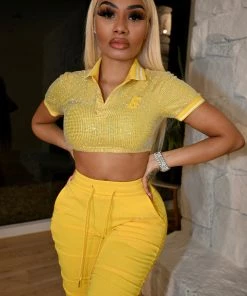 SHOP SO REAL Tops Prissy Stones Top