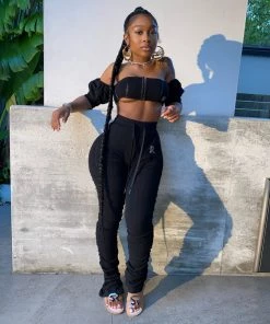 SHOP SO REAL Bottoms Stacked Sweats