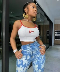 SHOP SO REAL Rib Crop Top Tops