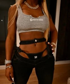 SHOP SO REAL Exposed Denim Bottoms