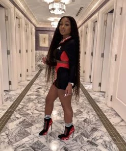 SHOP SO REAL Footwear Crystal Sport Heels