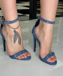 SHOP SO REAL Footwear Bootcut Denim Heels