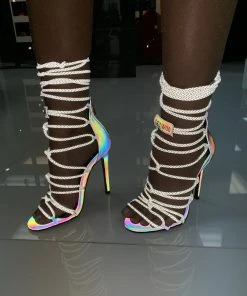 SHOP SO REAL Illusion Rainbow Heels