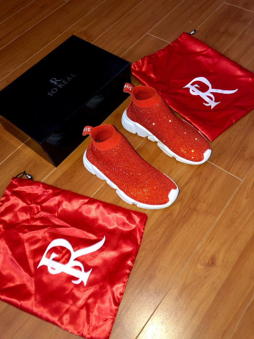 SHOP SO REAL Footwear Tangerine Crystal Speed π 2 SHOP SO REAL Footwear Tangerine Crystal Speed π