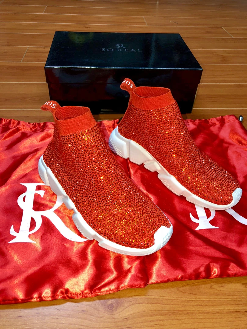 SHOP SO REAL Footwear Tangerine Crystal Speed π 1 SHOP SO REAL Footwear Tangerine Crystal Speed π